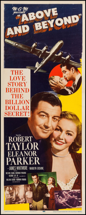 Above and Beyond movie poster (1952) poster