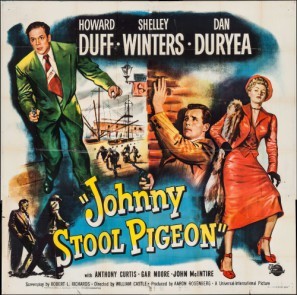 Johnny Stool Pigeon movie poster (1949) tote bag
