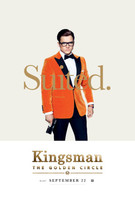 Kingsman: The Golden Circle movie poster (2017) t-shirt #MOV_pm95ptw0