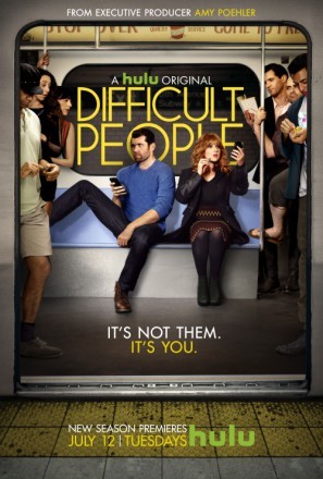 Difficult People movie poster (2015) tote bag