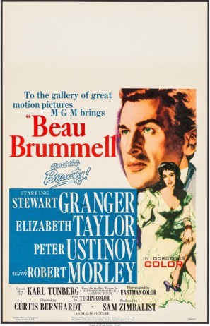 Beau Brummell movie poster (1954) calendar