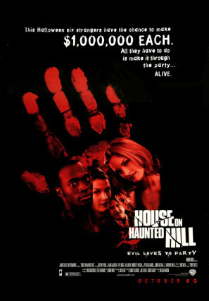 House On Haunted Hill movie poster (1999) calendar