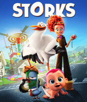 Storks movie poster (2016) Mouse Pad MOV_px68vomk