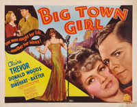 Big Town Girl movie poster (1937) Mouse Pad MOV_pyo406fq