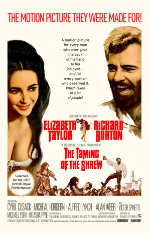 The Taming of the Shrew movie poster (1967) poster