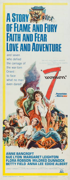7 Women movie poster (1966) hoodie