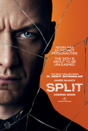 Split movie poster (2017) mouse pad