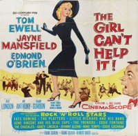 The Girl Cant Help It movie poster (1956) t-shirt #MOV_qoinhfbm