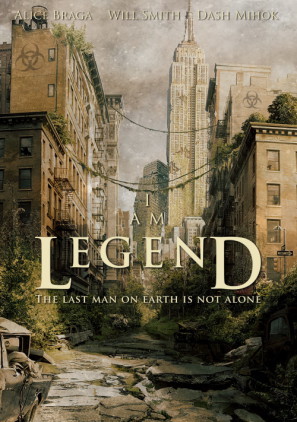 I Am Legend movie poster (2007) Sweatshirt