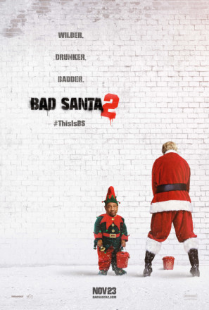Bad Santa 2 movie poster (2016) tote bag