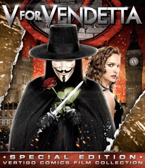 V For Vendetta movie poster (2005) mouse pad