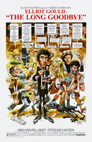 The Long Goodbye movie poster (1973) calendar