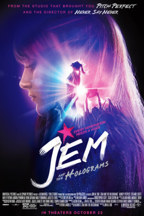 Jem and the Holograms movie poster (2015) calendar
