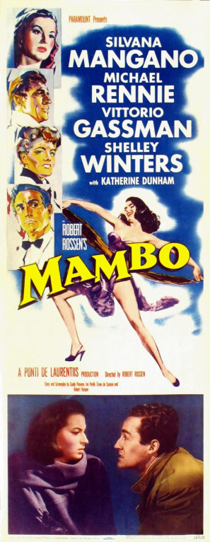 Mambo movie poster (1954) Mouse Pad MOV_rwr6awwz