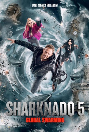 Sharknado 5: Global Swarming movie poster (2017) mouse pad