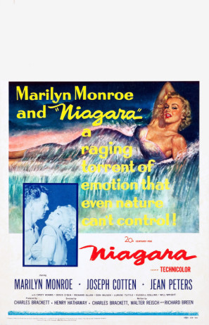 Niagara movie poster (1953) mouse pad