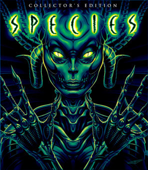 Species movie poster (1995) tote bag