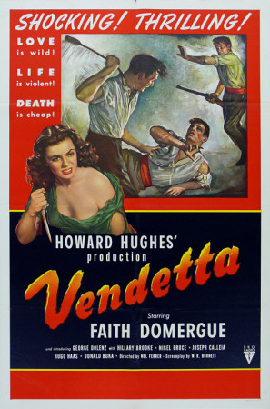 Vendetta movie poster (1950) Longsleeve T-shirt