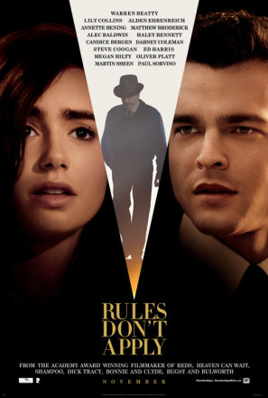 Rules Dont Apply movie poster (2016) calendar