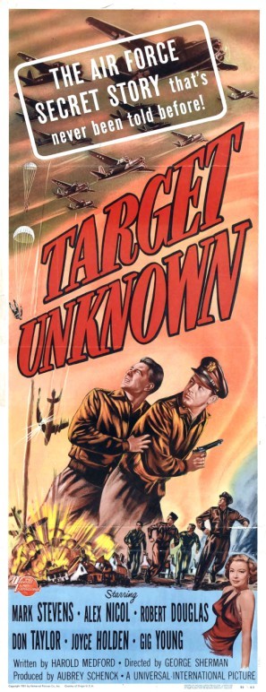 Target Unknown movie poster (1951) calendar