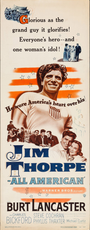 Jim Thorpe -- All-American movie poster (1951) Longsleeve T-shirt
