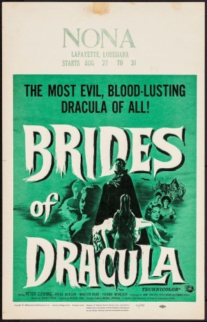 The Brides of Dracula movie poster (1960) Longsleeve T-shirt