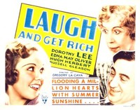 Laugh and Get Rich movie poster (1931) Sweatshirt #1510374