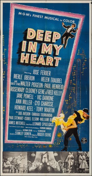 Deep in My Heart movie poster (1954) poster