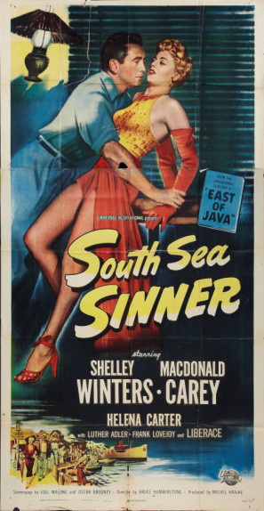 South Sea Sinner movie poster (1950) tote bag