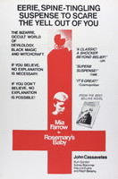 Rosemarys Baby movie poster (1968) Longsleeve T-shirt #1316327