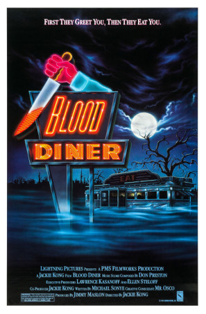 Blood Diner movie poster (1987) tote bag