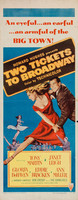 Two Tickets to Broadway movie poster (1951) Sweatshirt #1374806