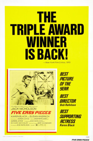 Five Easy Pieces movie poster (1970) mug