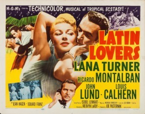 Latin Lovers movie poster (1953) calendar
