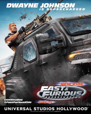 Fast &amp; Furious: Supercharged movie poster (2015) mouse pad
