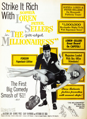 The Millionairess movie poster (1960) poster