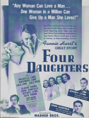 Four Daughters movie poster (1938) poster