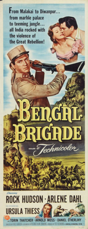 Bengal Brigade movie poster (1954) mouse pad
