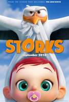 Storks movie poster (2016) Longsleeve T-shirt #1301748