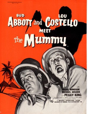 Abbott and Costello Meet the Mummy movie poster (1955) poster