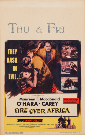 Malaga movie poster (1954) calendar