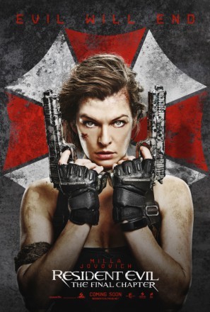 Resident Evil: The Final Chapter movie poster (2017) poster