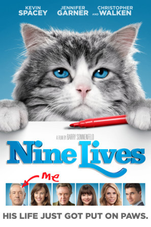 Nine Lives movie poster (2016) mouse pad
