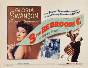 Three for Bedroom C movie poster (1952) mouse pad