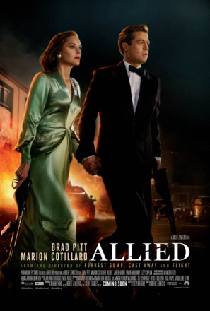 Allied movie poster (2016) mouse pad