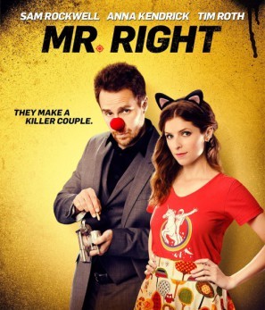 Mr. Right movie poster (2016) mouse pad