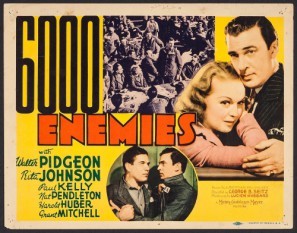 6,000 Enemies movie poster (1939) poster