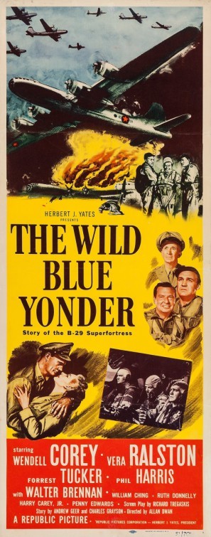 The Wild Blue Yonder movie poster (1951) calendar
