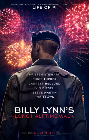 Billy Lynns Long Halftime Walk movie poster (2016) calendar