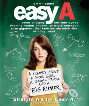 Easy A movie poster (2010) Poster MOV_vf3idvub